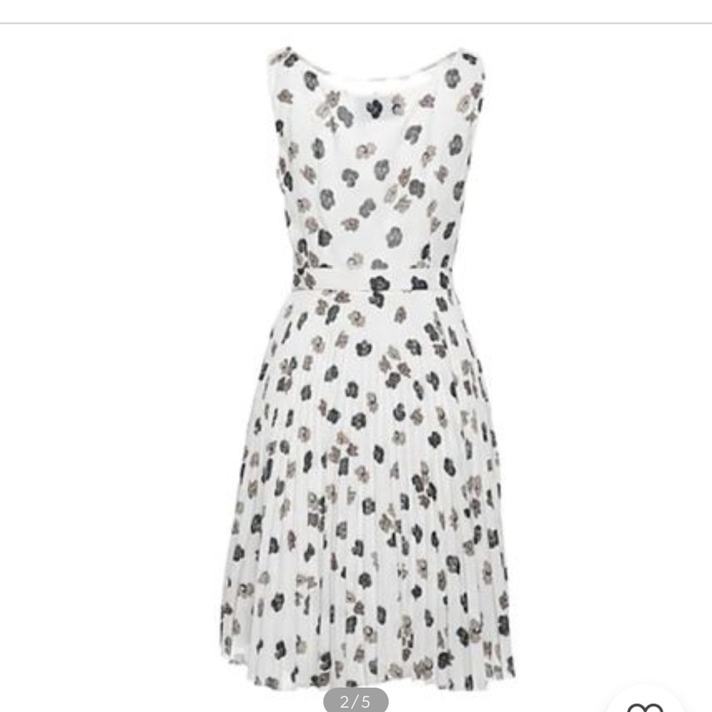 💯 % Authentic Prada Short Flower Patterns Casual Style A-line Sleeveless